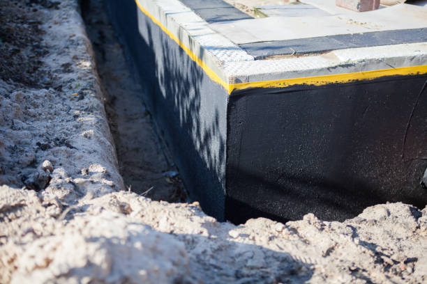 Residential Waterproofing installation at a Bladensburg, OH home by SJ Waterproofing Pros